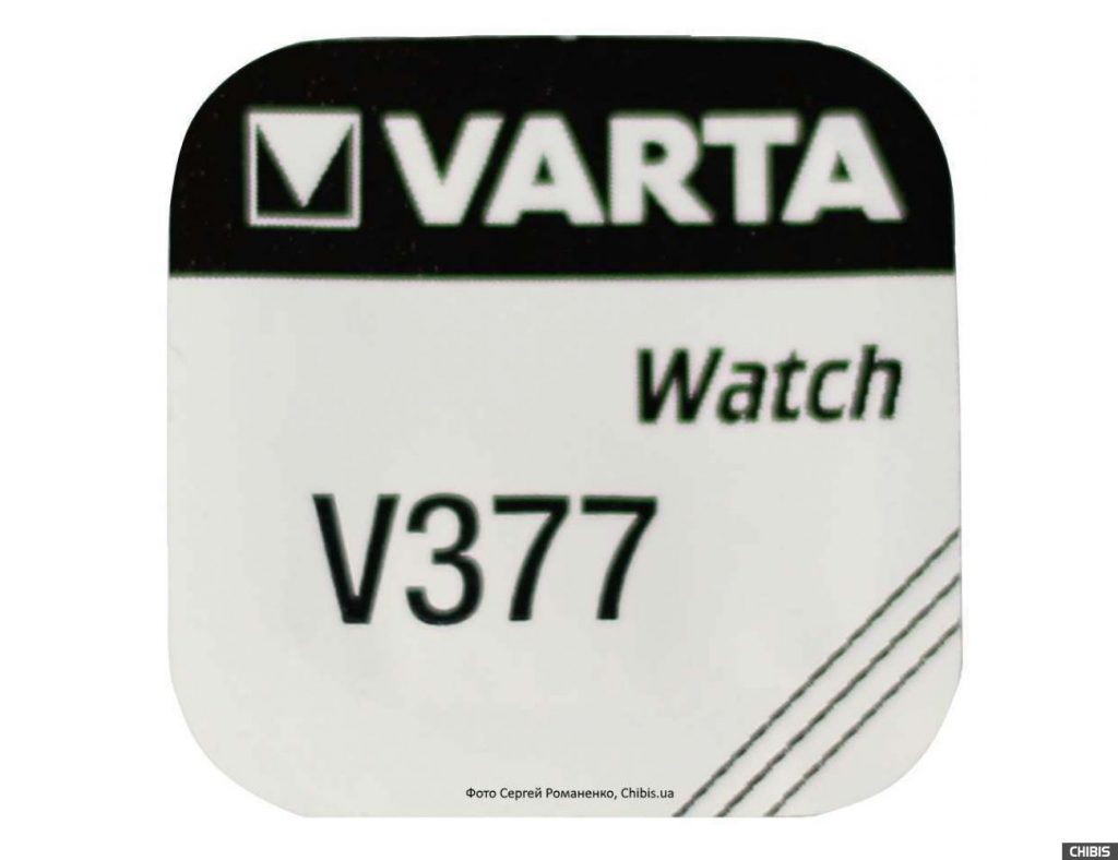 V377 1.55V/27mAh baterija VARTA Pulksteņu Sudraba 1gb. 00377 101 111