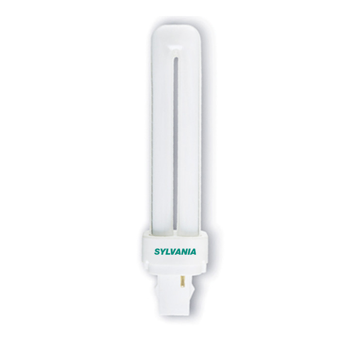 Ampoule Fluo Compacte Sylvania SYL0025915 – 26W/840 G24D-3 – Blanc – IRC 85 – Durée De Vie 12000h