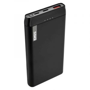 Powerbank ārējais akumulators AlphaQ EMOS 10000 mAh USB, melns -