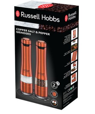 Salt and pepper mill set (copper) Russell Hobbs 